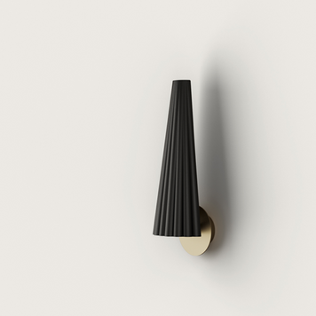 Настенный светильник Aromas Bion, Brass/Black