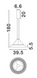 Підвісний світильник Nova luce 9030109 MANTLE 40, White