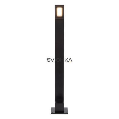 Вуличний стовпчик Lucide LAWFORD LED 1x6W 3000K IP54 Black, BLACK, Чорний, Чорний