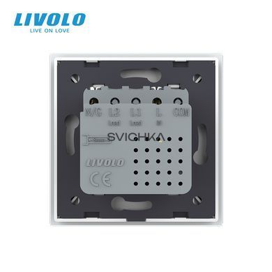 Розетка USB Type-C з Power Delivery 45W Livolo білий (VL-C7-FCUC-2WP)