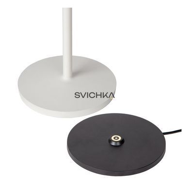 Акумуляторна настільна лампа для дому та вулиці Lucide JUSTINE Battery pack/batteries LED Dim. 1x2W 2700K IP54 With wireless charging pad White, WHITE
