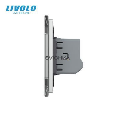 Термометр-гігрометр LIVOLO, 230В, білий