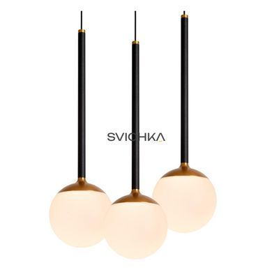 Підвісний світильник Lucide CALINA LED Dim. 12x7,7W 2700K Black, BLACK, Опал, Опал