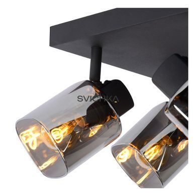 Стельовий точковий світильник Lucide ALION 4xE14 Black, BLACK