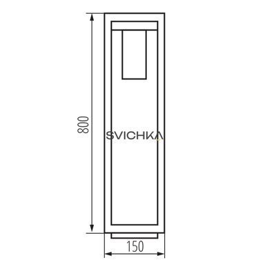 Вуличний світильник Kanlux VIMO 80 B