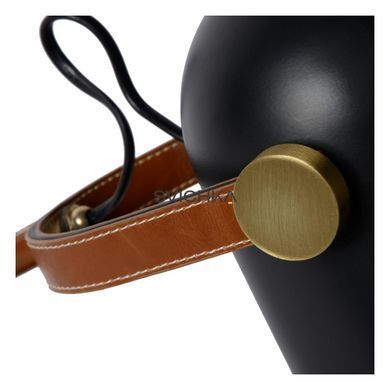 Настільна лампа Lucide WAYLON 1xE27 Black, BLACK, Чорний
