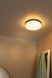 Стельовий світильник для ванної Lucide BISKIT &Oslash; 23 cm LED 1x12W 2700K IP44 Motion & Day/Night Sensor Black, BLACK