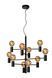 Підвісний світильник Lucide LEANNE &Oslash; 65 cm 10xE27 Black, BLACK