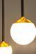 Підвісний світильник Lucide CALINA LED Dim. 12x7,7W 2700K Black, BLACK, Опал, Опал