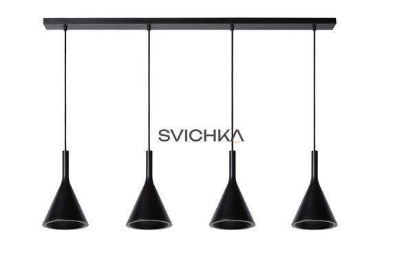 Подвесной светильник Lucide GIPSY 4xE27 Black