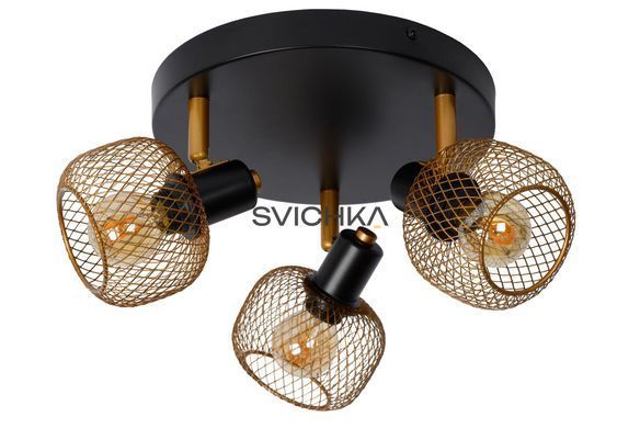 Стельовий точковий світильник Lucide MAREN &Oslash; 37 cm 3xE14 Matt Gold / Brass, Matt Gold / Brass, Matt Gold / Brass, Matt Gold / Brass