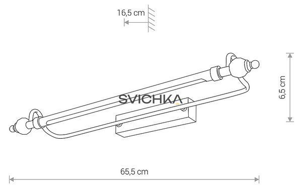 8166 Бра Nowodvorski REMBRANT LED CN