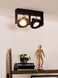 Потолочный точечный светильник Lucide GRIFFON LED Dim to warm GU10 (ES111) 2x12W 2200K/3000K Black, BLACK