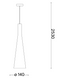 Ideal Lux MILK SP1 Белый 026787
