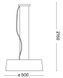 Ideal Lux HILTON SP4 ROUND Белый 075501