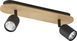 Спот TOP WOOD TK-Lighting 3291 - 3291, Бежевый, Деревянный, Черный, Черный