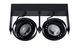 Потолочный точечный светильник Lucide GRIFFON LED Dim to warm GU10 (ES111) 2x12W 2200K/3000K Black, BLACK