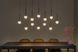 Підвісний світильник Lucide CALINA LED Dim. 12x7,7W 2700K Black, BLACK, Опал, Опал