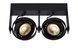 Потолочный точечный светильник Lucide GRIFFON LED Dim to warm GU10 (ES111) 2x12W 2200K/3000K Black, BLACK
