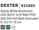 Спот Nova Luce 821602 DEXTER, White
