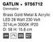 Потолочный светильник Nova luce GATLIN 5 Brass