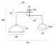 Подвесной светильник Maxlight CONCEPT, Black