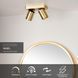 Стельовий точковий світильник Lucide NIGEL LED Dim to warm GU10 2x5W 2200K/3000K Matt Gold / Brass, Matt Gold / Brass