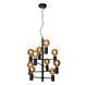 Підвісний світильник Lucide LEANNE &Oslash; 65 cm 10xE27 Black, BLACK