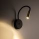 Бра на гнучкій ніжці TK Lighting LAGOS USB, Black/Gold