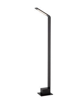 Вуличний стовпчик Lucide LAWFORD LED 1x6W 3000K IP54 Black, BLACK, Чорний, Чорний