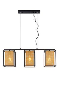 Підвісний світильник Lucide SANSA 3xE27 Black, BLACK