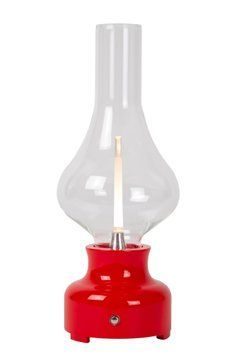 Акумуляторна настільна лампа Lucide JASON Battery pack/batteries LED Dim. 1x2W 3000K Red, Red