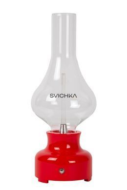 Аккумуляторная настольная лампа Lucide JASON Battery pack/batteries LED Dim. 1x2W 3000K Red