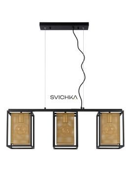 Підвісний світильник Lucide SANSA 3xE27 Black, BLACK