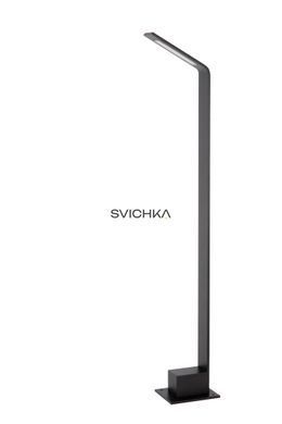 Вуличний стовпчик Lucide LAWFORD LED 1x6W 3000K IP54 Black, BLACK, Чорний, Чорний