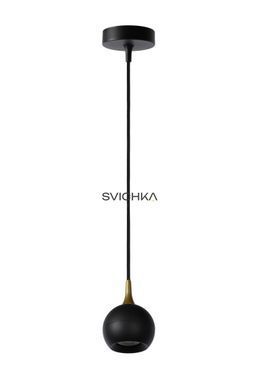 Підвісний світильник Lucide FAVORI &Oslash; 9 cm 1xGU10 Black, BLACK