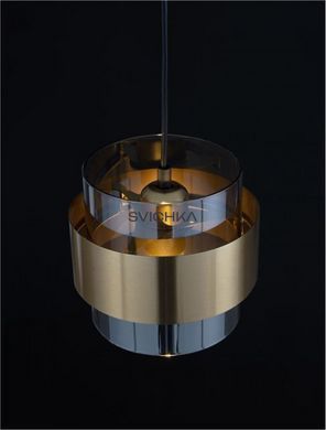 Подвесной светильник Nova luce SIANNA, Smoke/Brass
