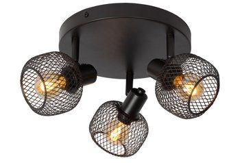Стельовий точковий світильник Lucide MAREN &Oslash; 37 cm 3xE14 Black, BLACK, Чорний, Чорний