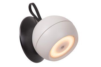 Акумуляторний настінний світильник для дому і вулиці Lucide LUNEX Battery pack/batteries LED Dim. 1x2W 3000K IP54 Magnetic White, WHITE, Білий, Білий