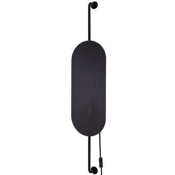 8428 Бра Nowodvorski WHEEL LUX II BLACK PL, Чорний