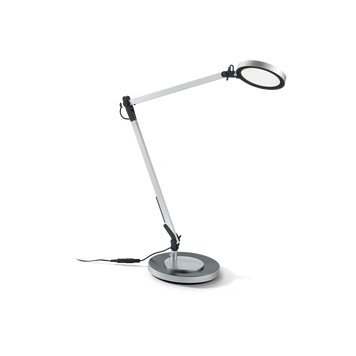 Настільна лампа Ideal Lux FUTURA TL1, Алюминий;Черный, Чорний, Алюміній, Алюміній, Чорний, Алюміній, Чорний