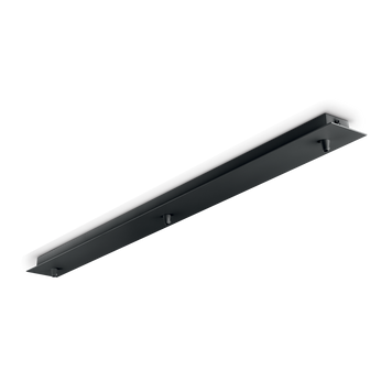 Ideal Lux ROSONE METALLO 3 LUCI Чёрный 123301