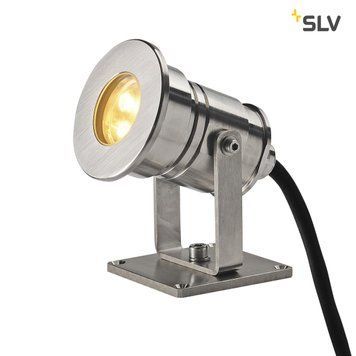 Вуличний світильник SLV Dasar Projector 233570, Сталь, серебро, Сталевий, Сталевий