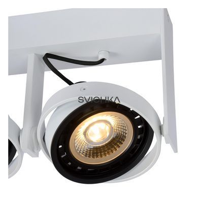 Потолочный точечный светильник Lucide GRIFFON LED Dim to warm GU10 (ES111) 2x12W 2200K/3000K White