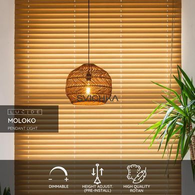 Подвесной светильник Lucide MOLOKO &Oslash; 40 cm 1xE27 Ocher Yellow