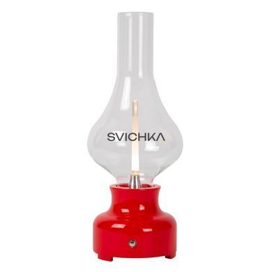 Аккумуляторная настольная лампа Lucide JASON Battery pack/batteries LED Dim. 1x2W 3000K Red