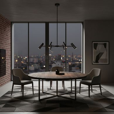 Люстра TK Lighting 18224 NIVA 8, Black
