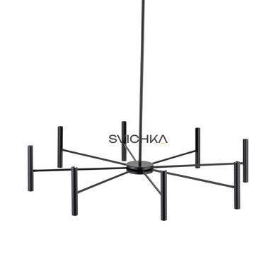 Люстра TK Lighting 18224 NIVA 8, Black