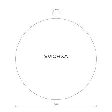 Настінний світильник Nowodvorski Ring Timber Led XXL, Brown