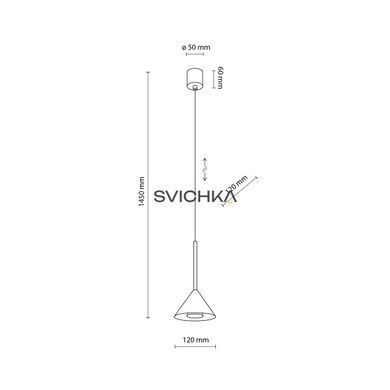 Підвісний світильник TK-Lighting CONO 1, Black
